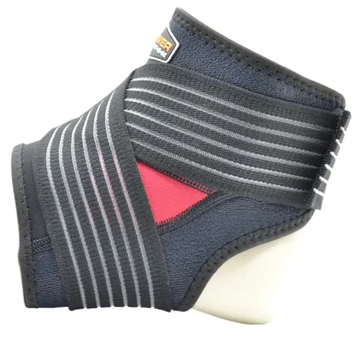 Бандаж на голеностоп Power System PS-6013 Neo Knee Support Black/Red M (1 шт) (PS-6013_M_Black-Red) - фото 3