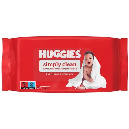 Влажные салфетки Huggies Simply Clean 72 шт.