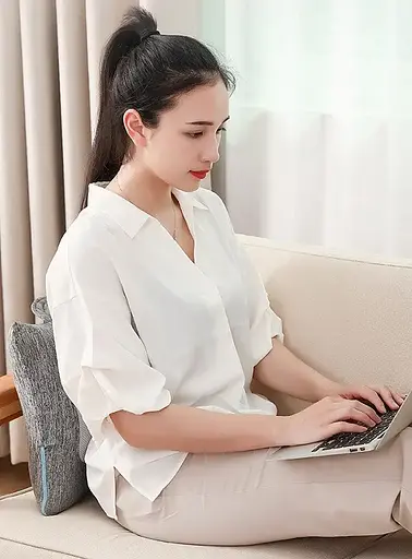 Массажная подушка для шеи и плеч с подогревом 759 АМ Роликовый массажер - фото 6