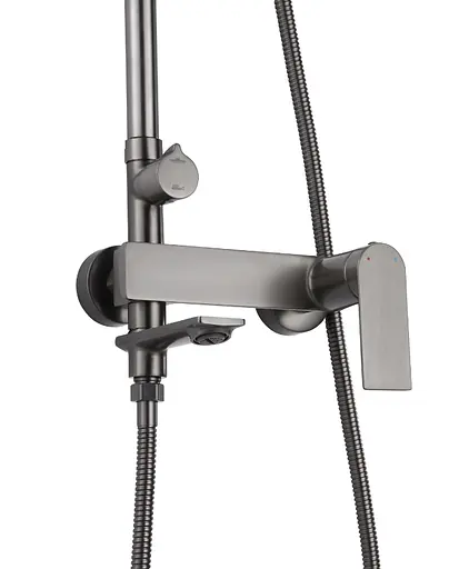 Душова система Rea Storm gun grey з виливом REA-P9534, Графіт - фото 4