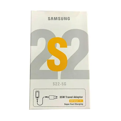 Мережевий зарядний пристрій Samsung S22 35W High c0py Білий - фото 2