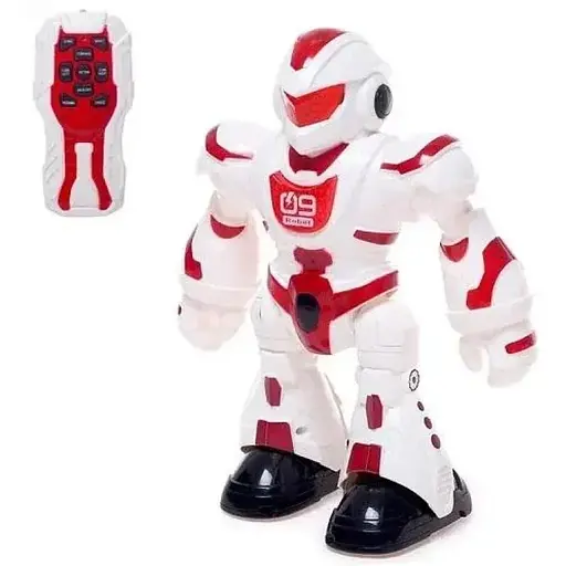 Радиоуправляемый детский робот 606-3 интерактивная игрушка с музыкальными и танцевальными возможностями Красный - фото 1