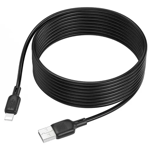 USB-кабель Borofone BX113 Silicone Lightning 3 м - фото 4