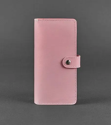 Кожаное женское портмоне 7.0 Розовое - фото 1