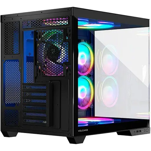 Корпус Modecom VOLCANO PANORAMA APEX GREY без БП (AT-PANORAMA-5F-ARGB-10-00) - фото 5