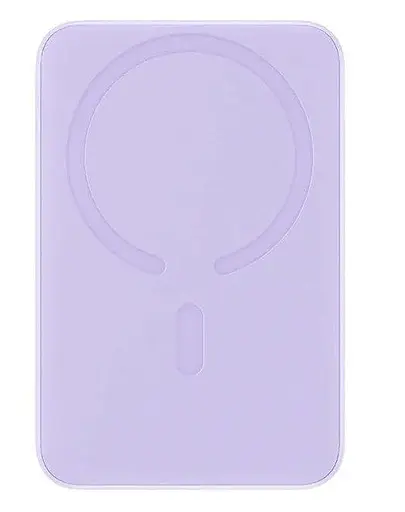 Бездротовий портативний акумулятор - зарядний Baseus Magnetic Mini 20 W 10000 mAh (PPCX110205) фіолетовий - фото 5