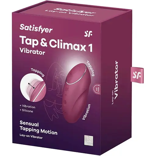 Вибратор Satisfyer Tap & Climax 1 Red - фото 8