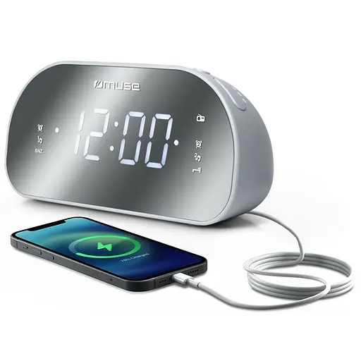 Радіо-годинник Muse дзеркальний (M-170 CMR) - фото 3