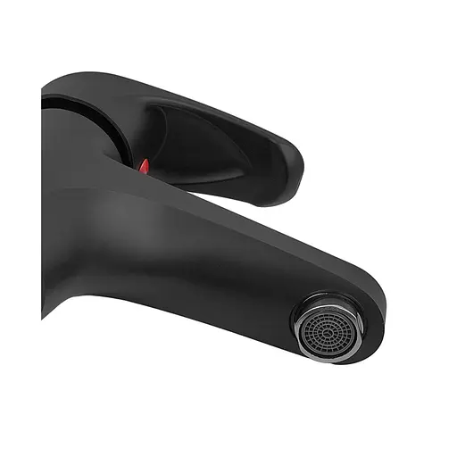 Змішувач для умивальника Plamix Fidel-001 SET Matte black PM0660 Чорний матовий - фото 3