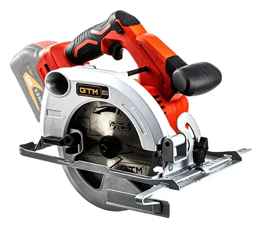 Набір акумуляторного інструменту GTM 18V шурупокрут DSI18/80BL, дискова пила CS18/165BL, гайкокрут IWC18/320BL + 2 АКБ і ЗП - фото 3