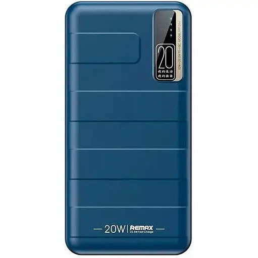 Портативна універсальна батарея - акумулятор REMAX RPP-316 Noah Series 20000 мА·год синій - фото 1