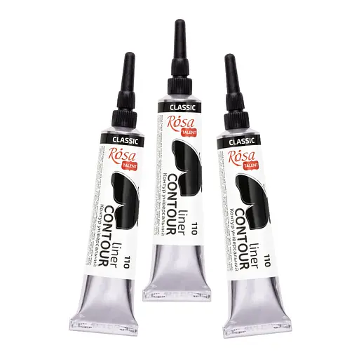 Контур універсальний Rosa Talent Чорний 20 мл - фото 2