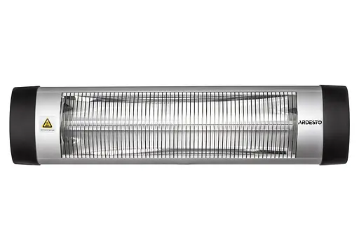 Обігрівач Ardesto інфрачервоний кварцовий, 9м2, 2000Вт, мех. управління, сірийчорний - фото 4