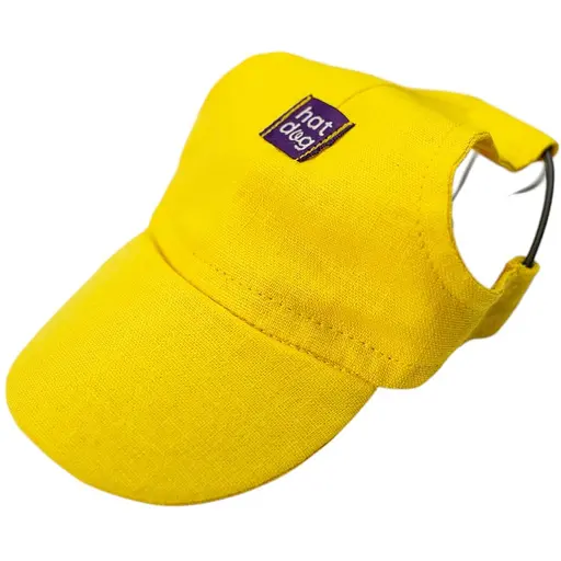 Кепка Hat-Dog 5/XL лен желтая с регулируемой затяжкой 76