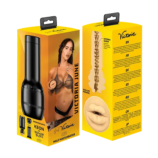 Реалістичний мастурбатор Kiiroo Feel Victoria June тілесний - фото 3