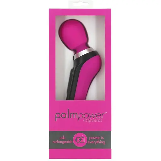 Потужний вібромасажер PalmPower EXTREME Pink водонепроникний з плавним регулюванням - фото 6