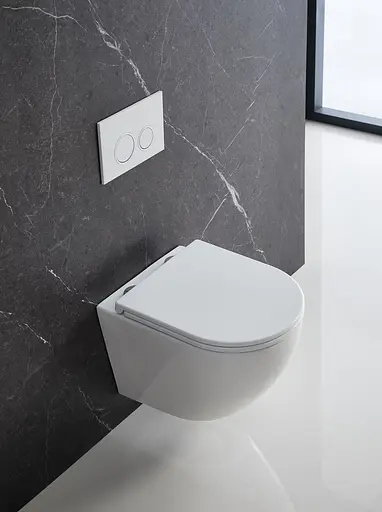 Унитаз подвесной Mixxus Premium Ellipse-0301-R 495x365x365 мм, система смыва Rimless MP6460, Белый - фото 4