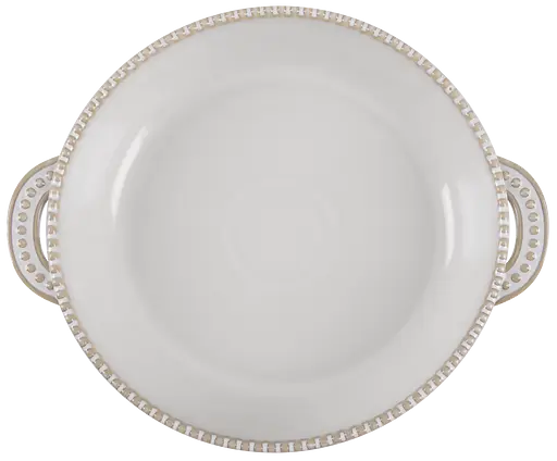 Форма для запекания Limited Edition Allegra Biege круглая каменная керамика 25.5x21x5.5 см (GJH012-25-2-129) - фото 4