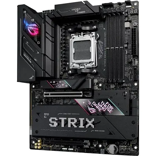 Материнська плата Asus Rog Strix B850-E Gaming WIFI sAM5 B850 4xDDR5 M.2 HDMI DP USB Type-C WiFi BT ATX - фото 4
