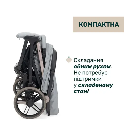 Прогулянкова коляска Chicco Dolomiti сіра (87163.12)  - фото 3