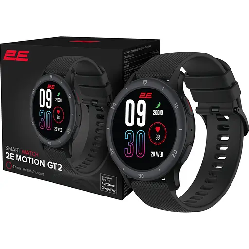 Смарт-годинник 2E Motion GT2 47mm Black (2E-CWW21BK) - фото 7
