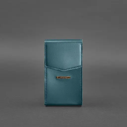 Вертикальна жіноча шкіряна сумка Mini поясна / кроссбоді зелена - фото 9