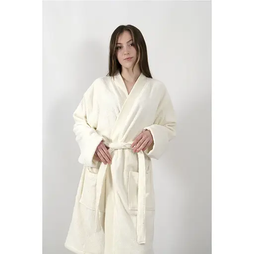 Халат-кімоно Lotus Home Vera кремовий S/M (svt-2000022350747) - фото 5