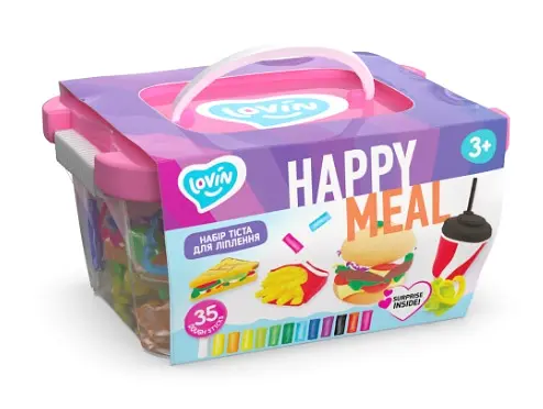 Набор теста для лепки Happy Meal, 41137
