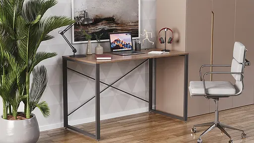 Письменный стол Ferrum-decor Серии Коннект 75x120x60 черный ДСП Дуб Сонома Трюфель 16мм (FRD-104205) - фото 4