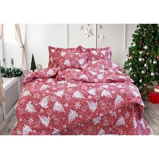Комплект постільної білизни TAG Tekstil Євро 000210579 (R-T9129)
