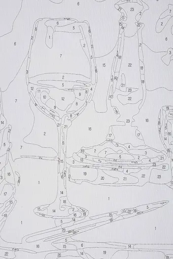 Набір для розпису по номерах "Романтична красуня" 40*50 см, IDEA2-GX47574, ТМ "99IDEAS" - фото 7