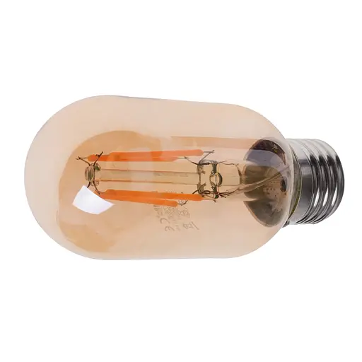 Лампа Brille світлодіодна LED 6W E27 COG WW T45 Amber 220 В - фото 2