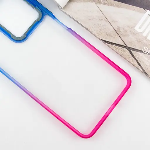 Чехол Epik TPU+PC Fresh sip series для Xiaomi Redmi Note 13 Pro 4G/Poco M6 Pro 4G/Note 14S Розовый/Синий - фото 3