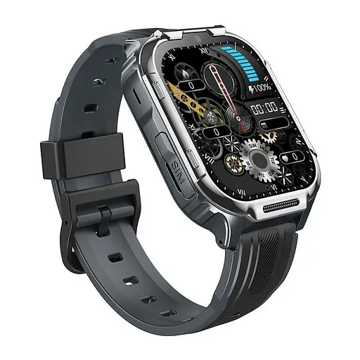 Детские смарт-часы Lemfo D55, 4G GPS Wi-Fi SIM черный - фото 3