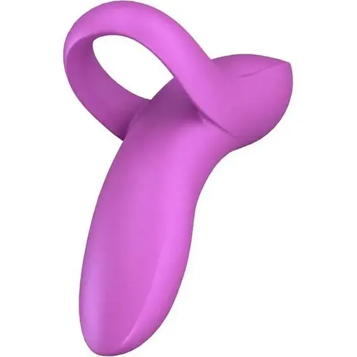 Вібратор на палець Satisfyer Bold Lover Dark Pink, гнучкий