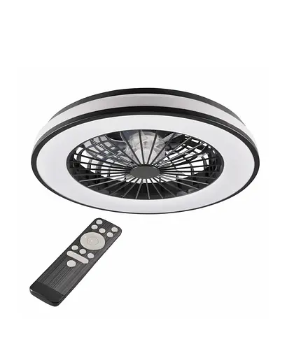 Стельовий світильник Polux 325808 Kenya Led max 1x48W 3000K-6000K 5300Lm IP20 Bk - фото 1