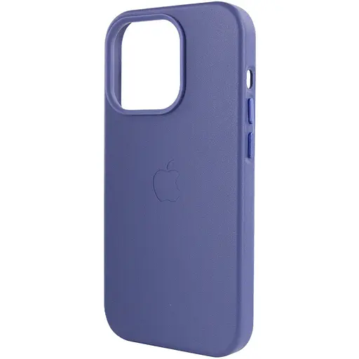 Шкіряний чохол Leather Case AA Plus with MagSafe для Apple iPhone 14 Pro 6.1 Wisteria - фото 6