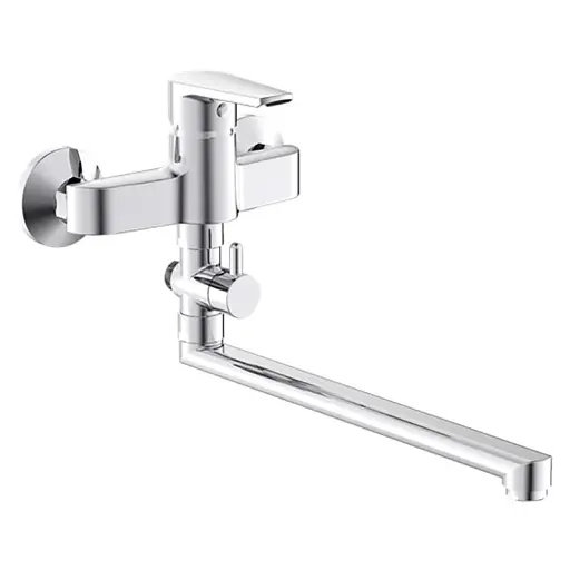 Змішувач для ванни Cersanit Vero S951-242 з довгим виливом Хром 30412 - фото 1