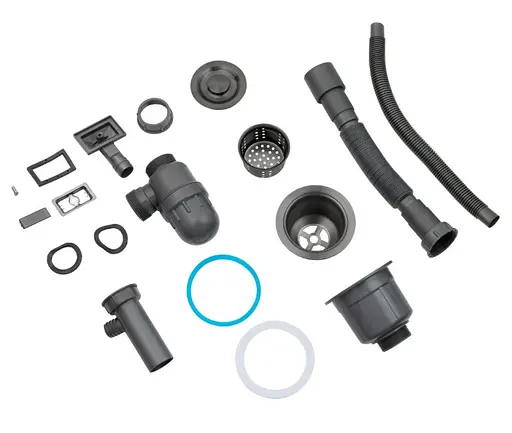 Кухонная мойка Kroner KRP Schwarze - 5050HM PVD (3,0/1,0 мм) (CV022793) - фото 11