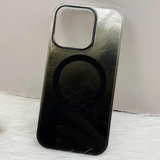 Чохол Epik TPU Shiny Mountain MagFit для Apple iPhone 15 Pro 6.1 Black - фото 2
