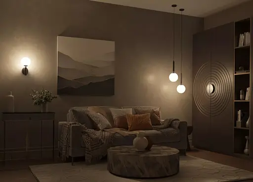 Підвісний світильник MJ-Light FARO 180 BK 16009 - фото 3