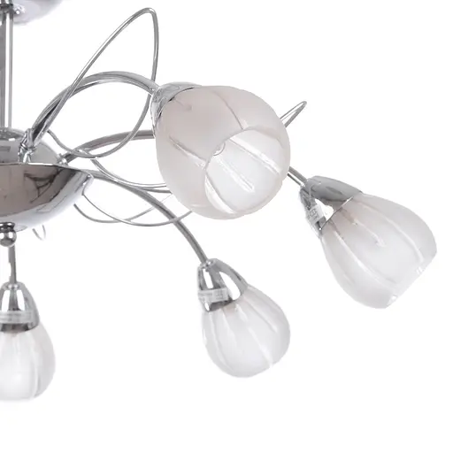 Люстра потолочная Brille галогенная G9 40W CHR (BR-366C/7) - фото 2