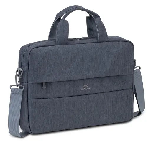 Сумка для ноутбука 14` RivaCase Prater, Dark Grey, полиэстер, 370x270x60 мм (7522) - фото 1