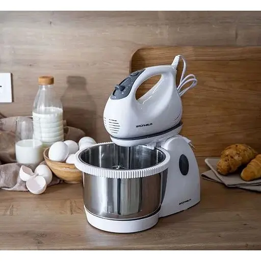 Стаціонарний електричний міксер Grunhelm GRM 660 400 Вт кухонний з насадками - фото 2