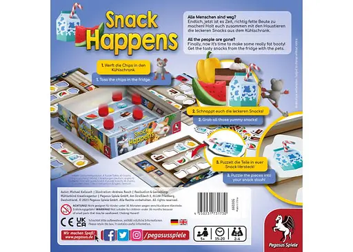 Настольная игра Pegasus Spiele Snack Happens (англ.) (PS218) - фото 3