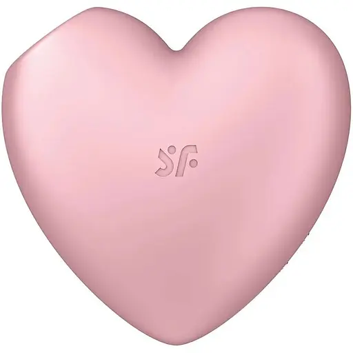 Вакуумний стимулятор-серце з вібрацією Satisfyer Cutie Heart Light Red - фото 4