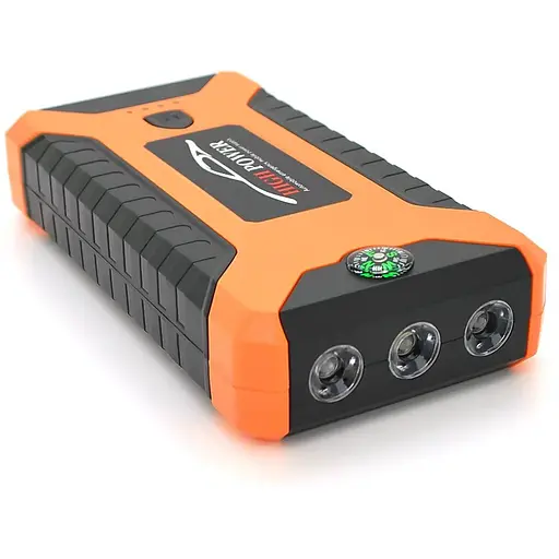 Пусковий прилад для акумулятора автомобіля JUMP STARTER JX27, Power Bank 9980mAh, Box