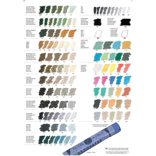 Набор сухой пастели Sennelier Paris (Париж), 120 цветов, картон. - фото 4