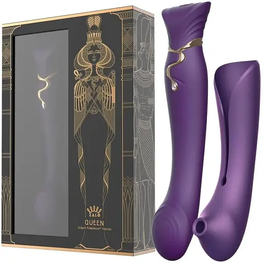 Смартвибратор 3в1 Zalo - Queen Twilight Purple - фото 10