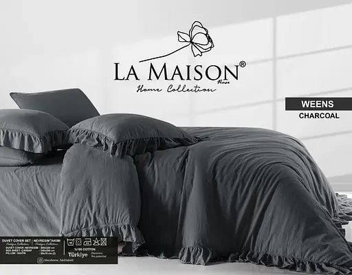 Постільна білизна Weens Charcoal Варена Бавовна La Maison pbe0051981 - фото 1